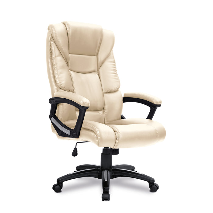 Titan - Oversized High Back Leather Effect Executive Chair with Integral Headrest