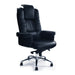 Hercules - Luxurious High Back Leather Faced Gull-Wing Executive Armchair with Adjustable Headrest.