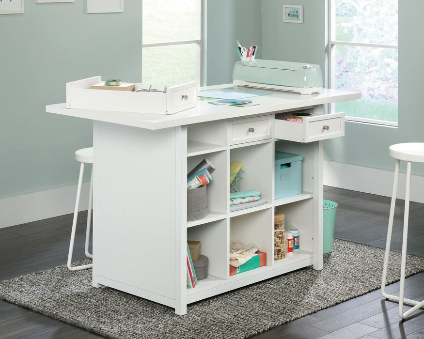 Craft Work Table/Island - White