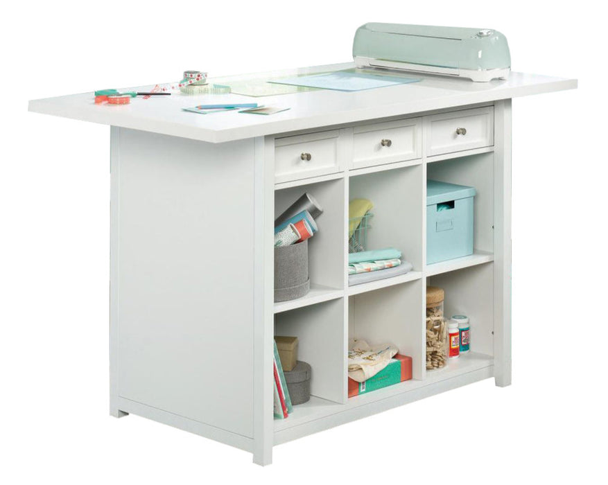 Craft Work Table/Island - White