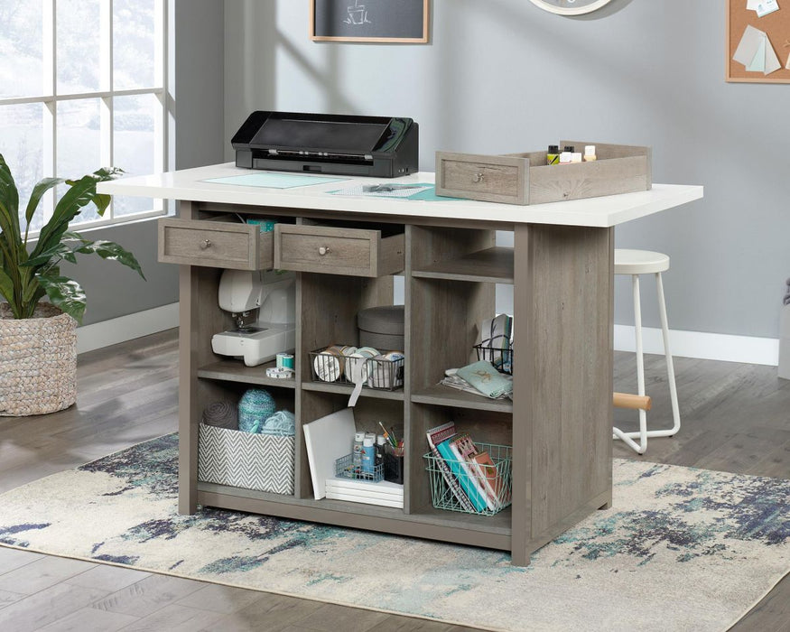 Craft Work Table/Island - White