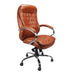 Santiago - High Back Italian Leather Faced Synchronous Executive Armchair.