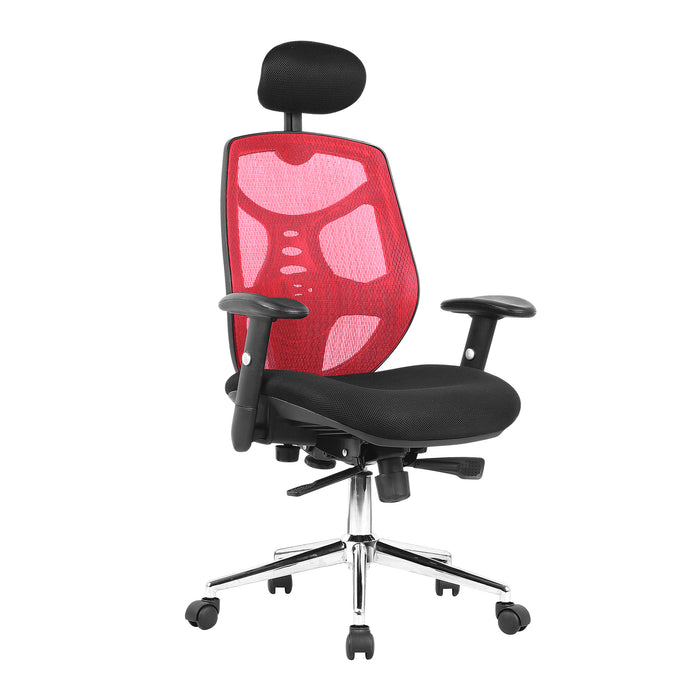 Polaris - High Back Mesh Synchronous Executive Armchair.