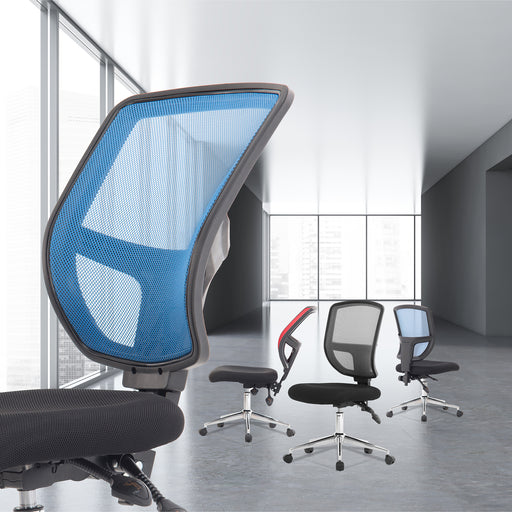 Nexus - Medium Back Two Tone Designer Mesh Operator Chair.