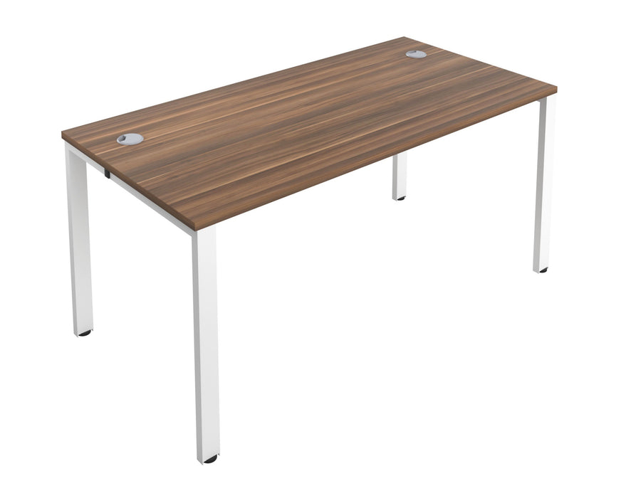 One person bench desk - White Frame