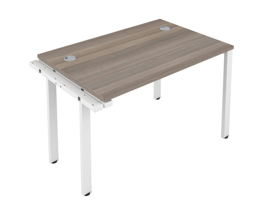 One person bench desk - White Frame