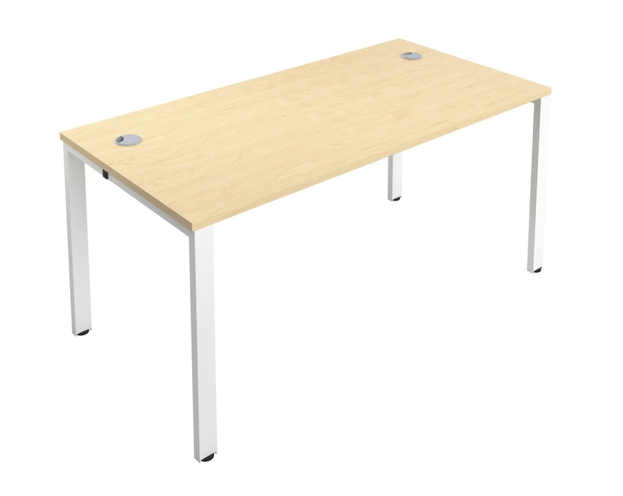 One person bench desk - White Frame