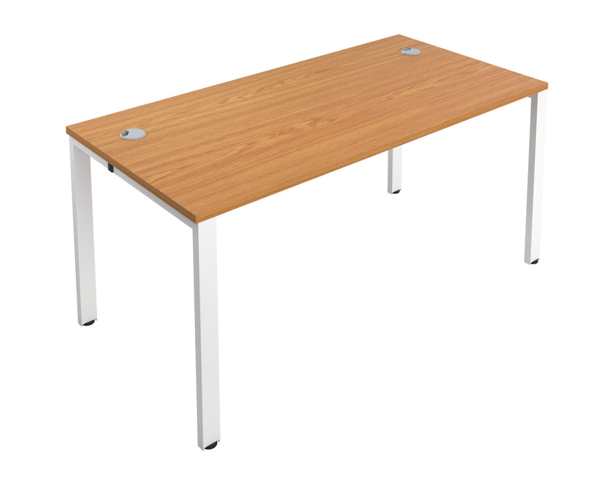 One person bench desk - White Frame