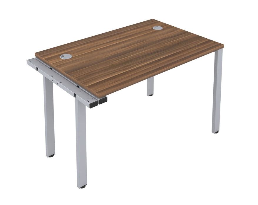 One person bench desk - Silver Frame