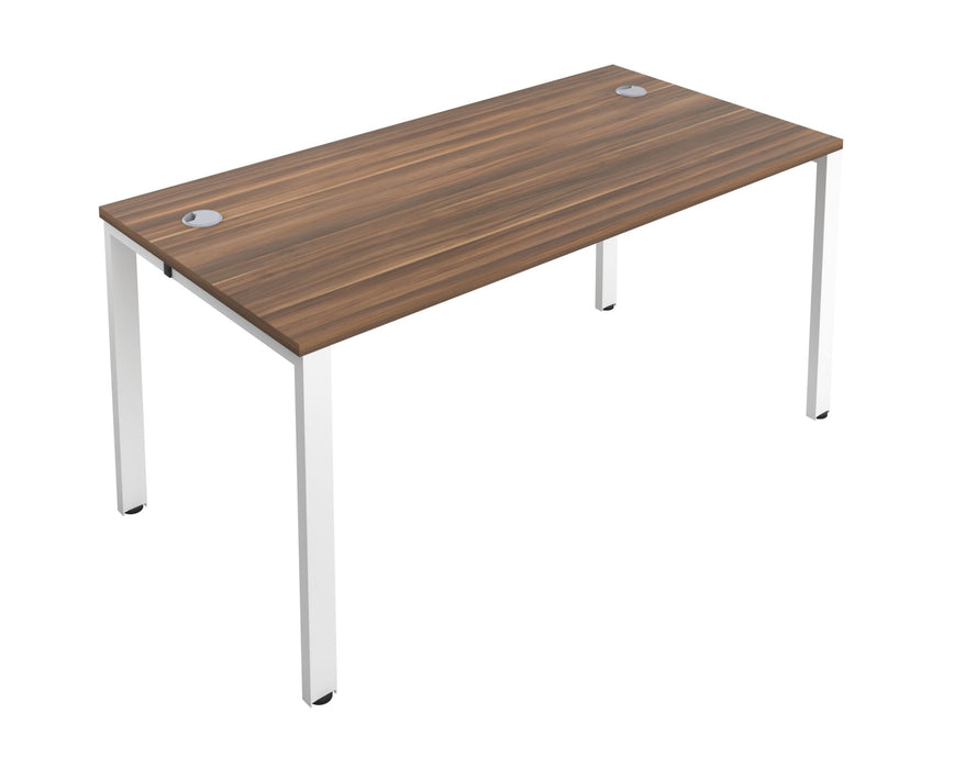 One person bench desk - White Frame