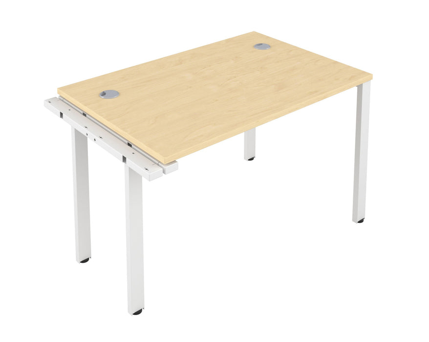 One person bench desk - White Frame