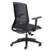 Mesh Chair with Synchronized Sliding Seat Mech- 1D Soft Pad Arm-Bondai Black Fab.