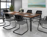 Adapt - Square Boardroom Table - Black Frame.