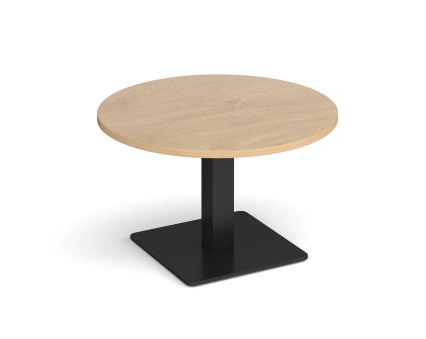 Brescia - Circular Coffee Table - Black Base