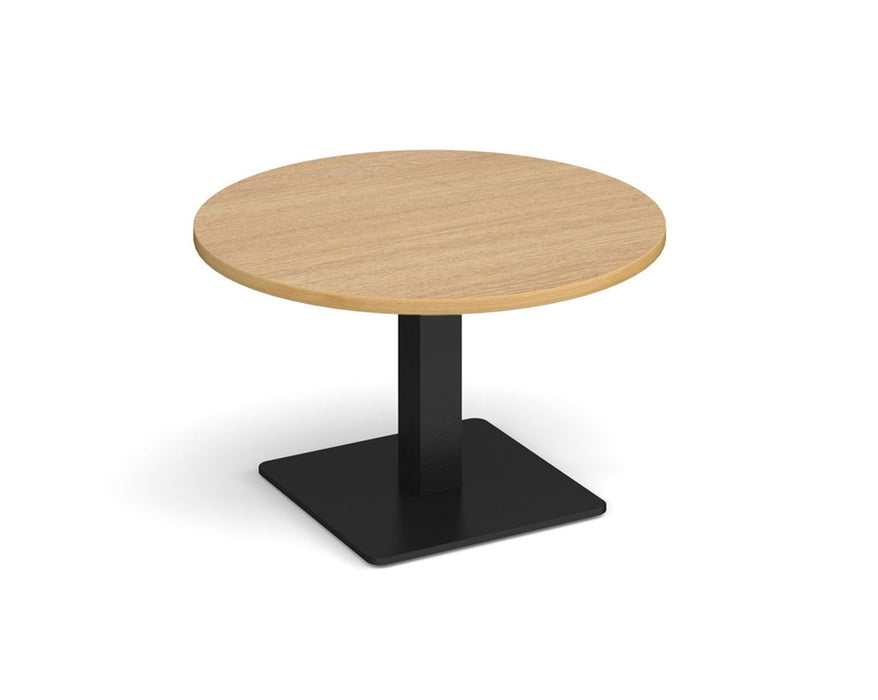 Brescia - Circular Coffee Table - Black Base