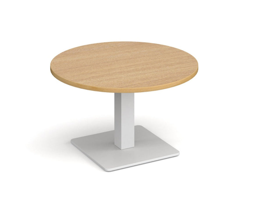 Brescia - Circular Coffee Table - White Base