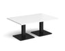 Brescia - Rectangular Coffee Table - Black Base.