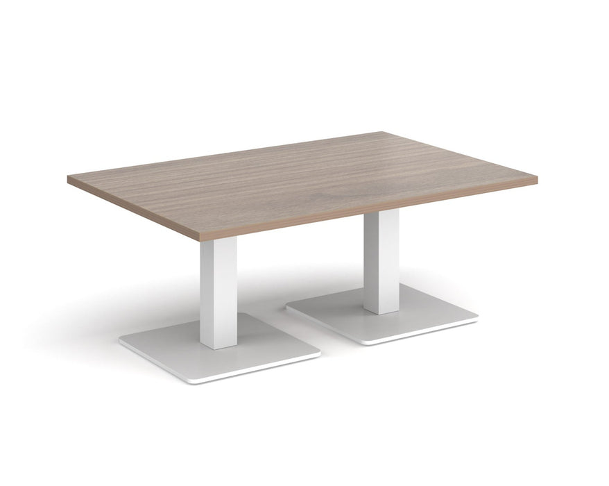 Brescia - Rectangular Coffee Table - White Base