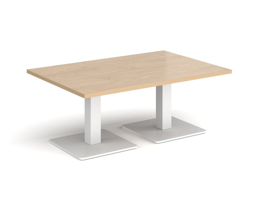 Brescia - Rectangular Coffee Table - White Base