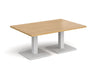 Brescia - Rectangular Coffee Table - White Base.