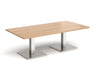 Brescia - Rectangular Coffee Table - Brushed Steel Base.