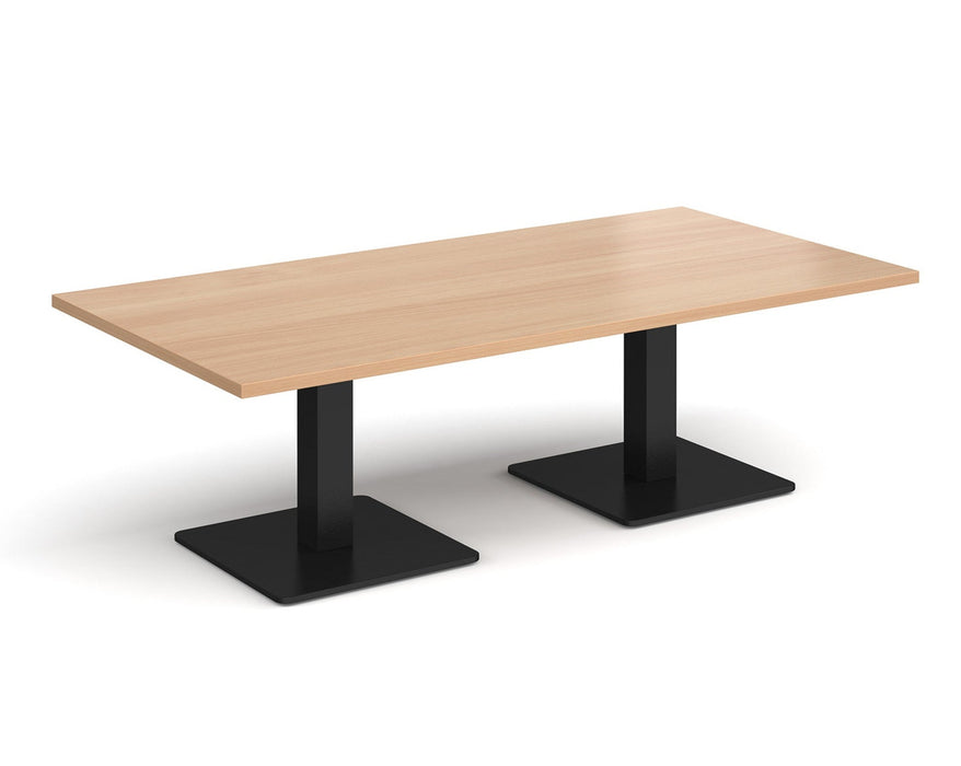 Brescia - Rectangular Coffee Table - Black Base.