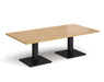 Brescia - Rectangular Coffee Table - Black Base.