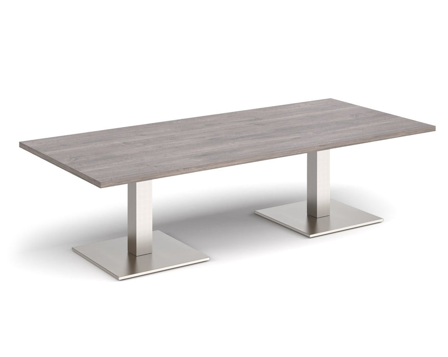 Brescia - Rectangular Coffee Table - Brushed Steel Base