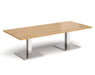 Brescia - Rectangular Coffee Table - Brushed Steel Base.