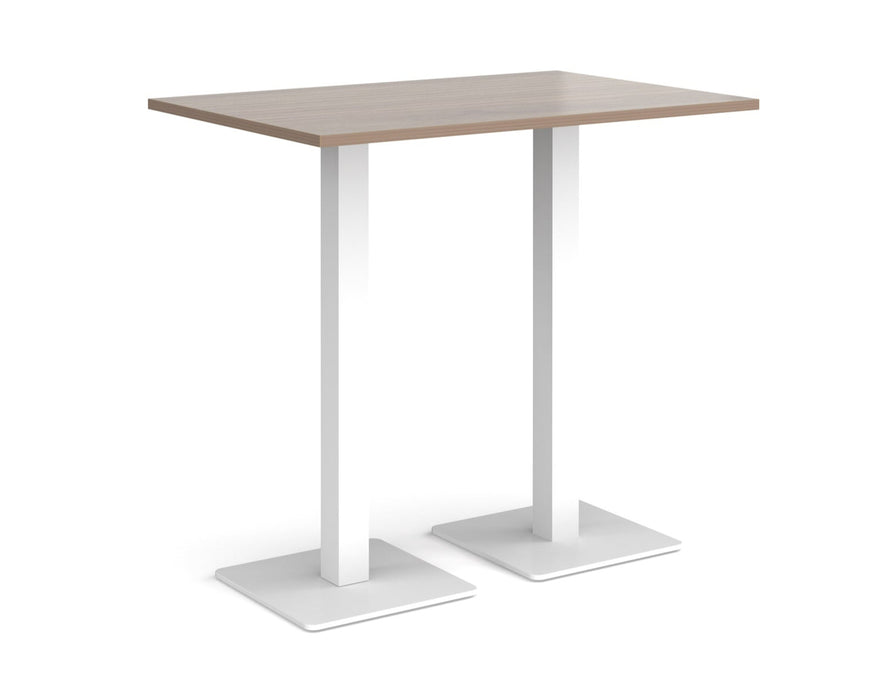 Brescia - Rectangular Poseur Table - White Base