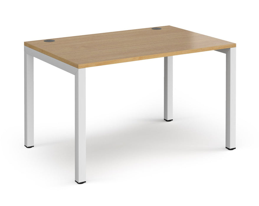 Connex - Straight Single Desk - White Frame.