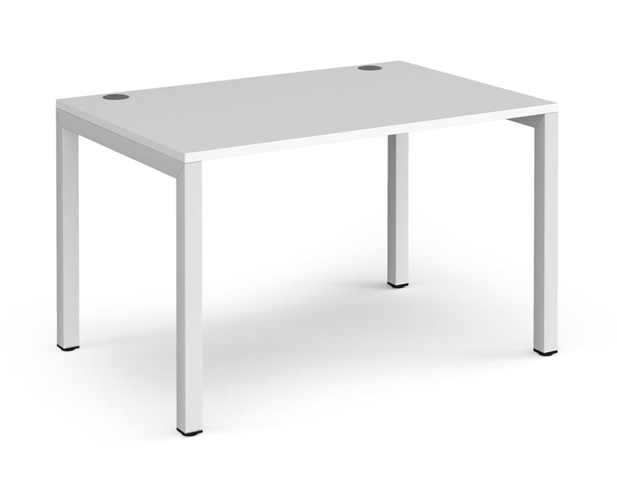 Connex - Straight Single Desk - White Frame.