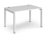 Connex - Straight Single Desk - White Frame.