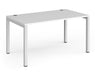 Connex - Straight Single Desk - White Frame.