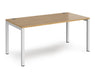 Connex - Straight Single Desk - White Frame.