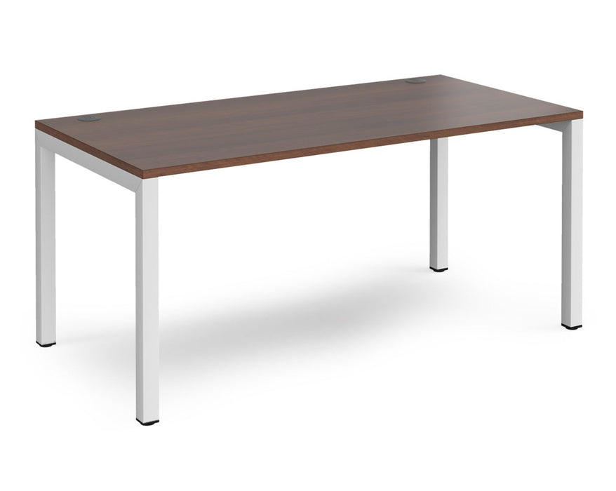 Connex - Straight Single Desk - White Frame.