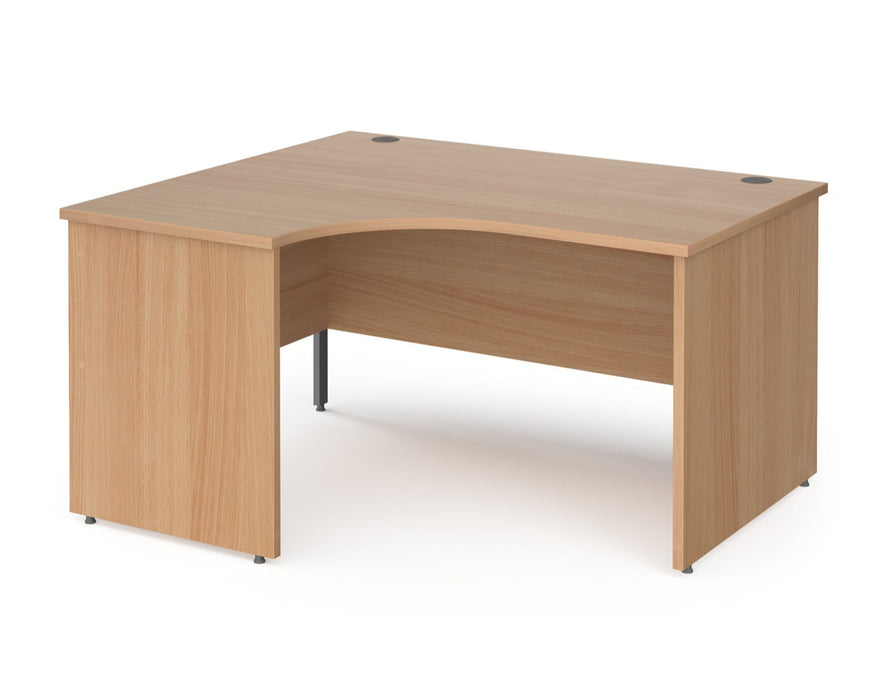 Contract 25 - Ergonomic Panel End Leg Desk - Left Hand.