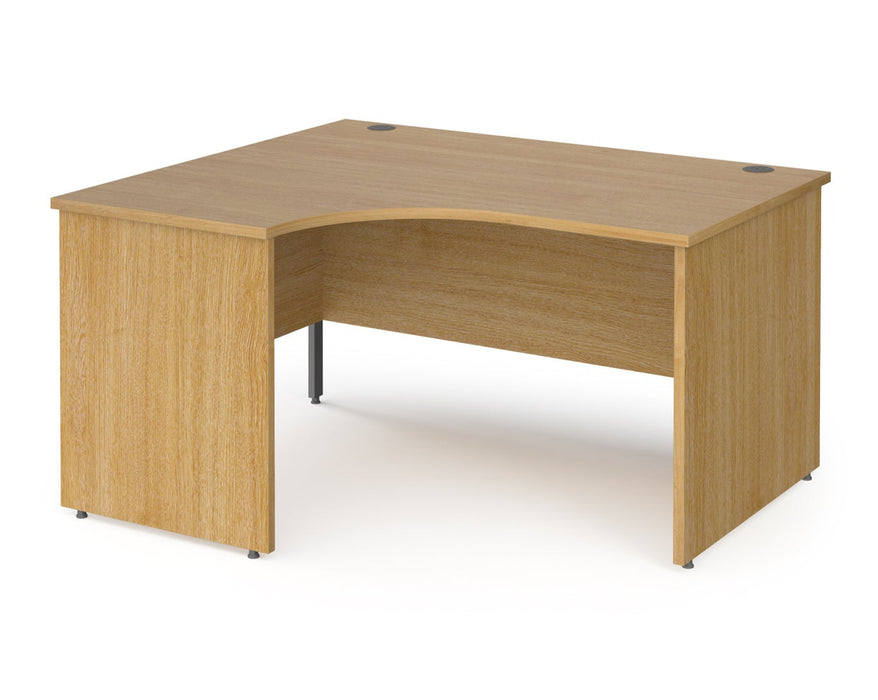 Contract 25 - Ergonomic Panel End Leg Desk - Left Hand.