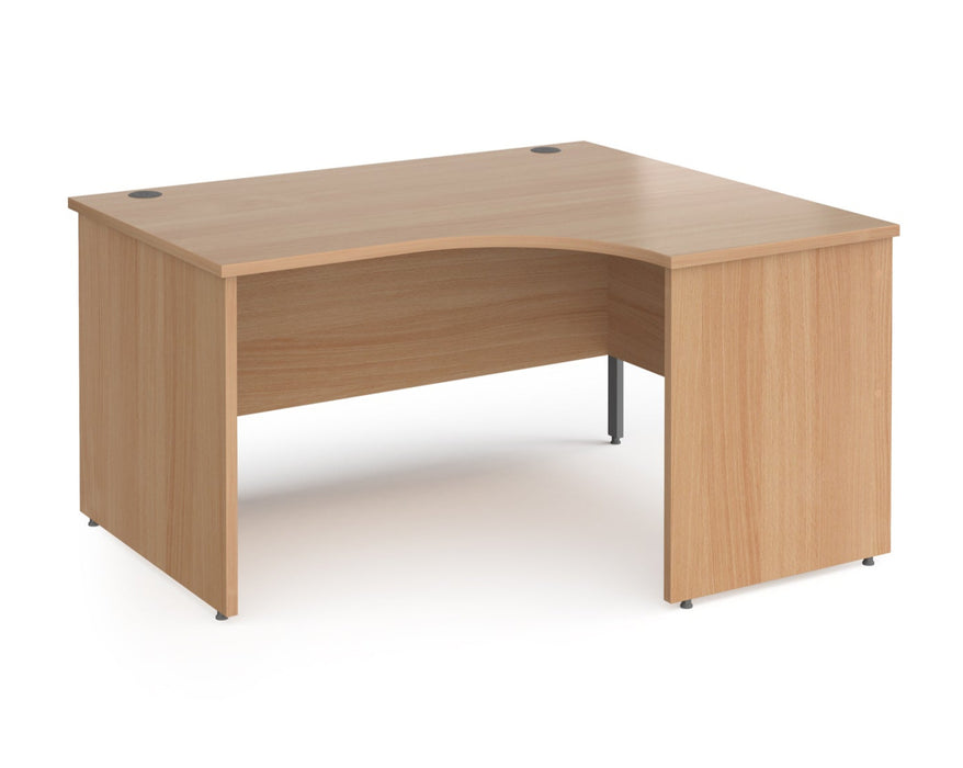 Contract 25 - Ergonomic Panel End Leg Desk - Right Hand.