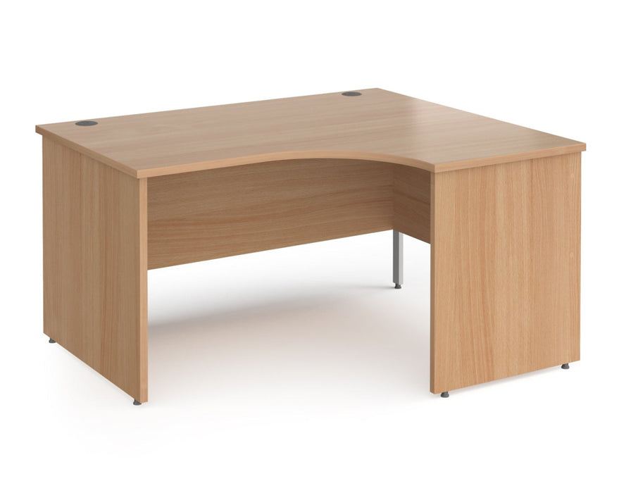 Contract 25 - Ergonomic Panel End Leg Desk - Right Hand.