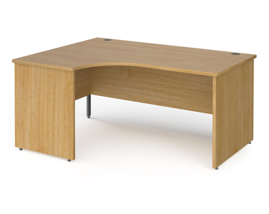 Contract 25 - Ergonomic Panel End Leg Desk - Left Hand.