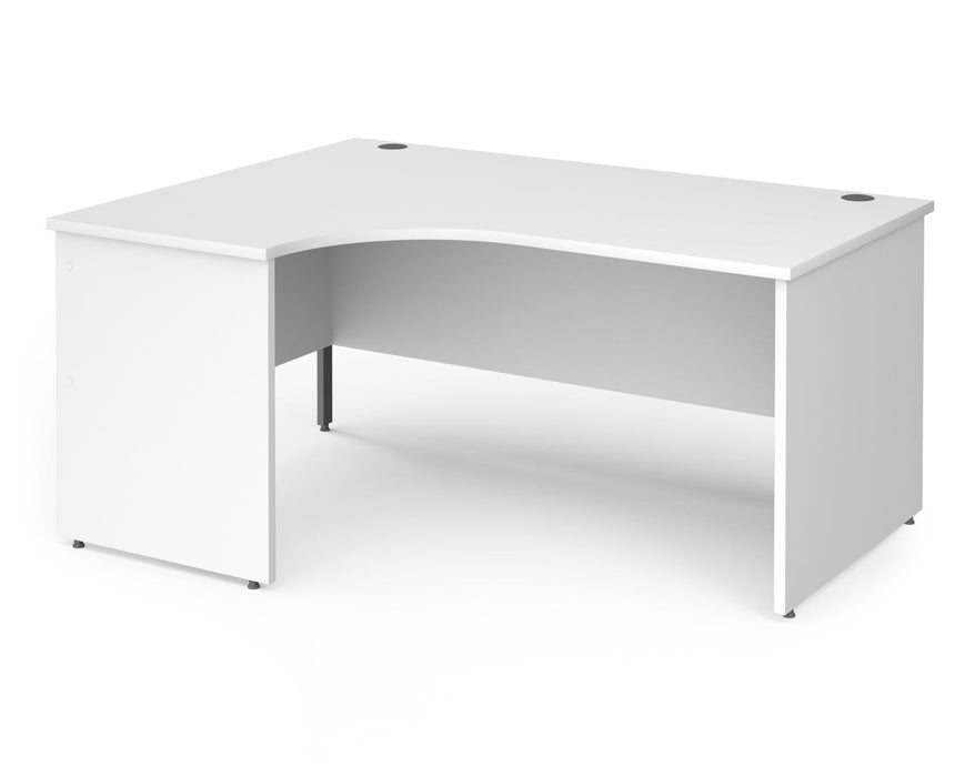 Contract 25 - Ergonomic Panel End Leg Desk - Left Hand.