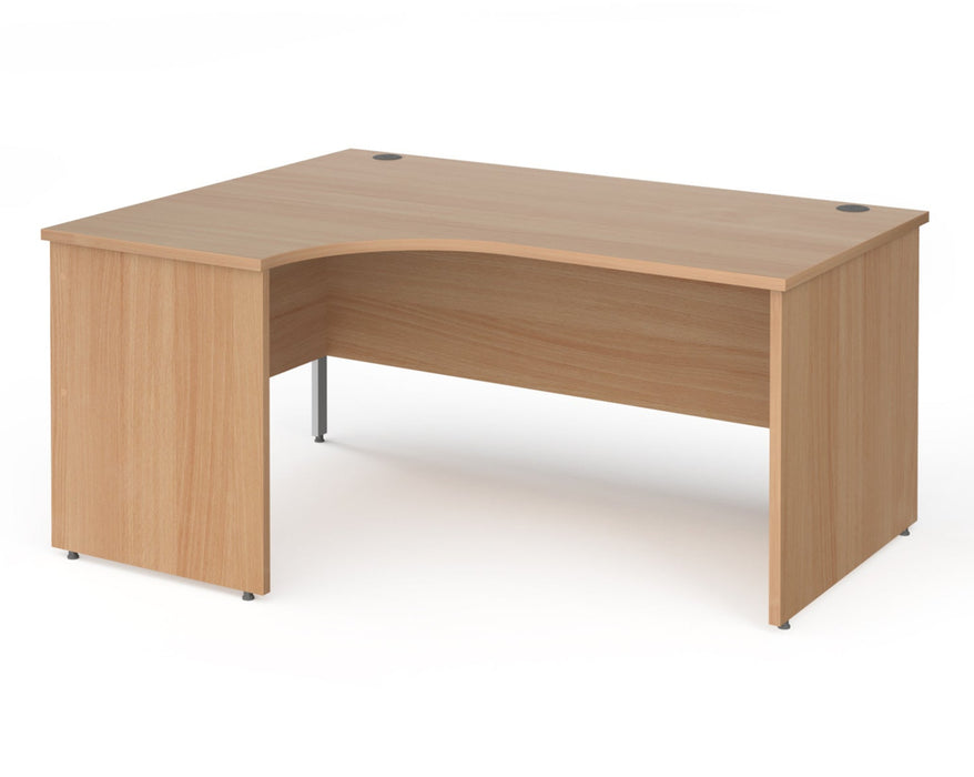 Contract 25 - Ergonomic Panel End Leg Desk - Left Hand.