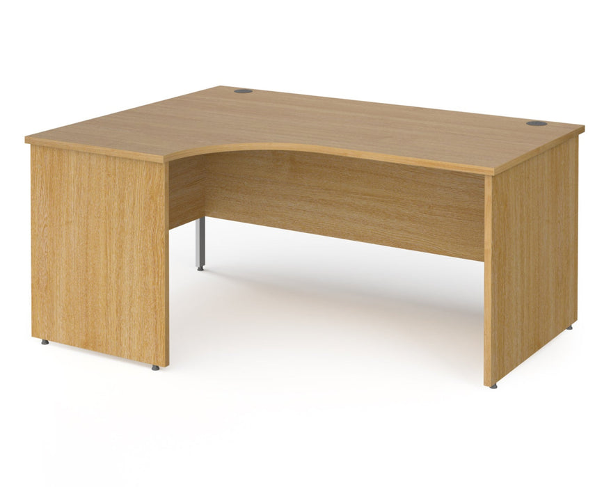 Contract 25 - Ergonomic Panel End Leg Desk - Left Hand.