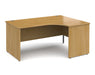 Contract 25 - Ergonomic Panel End Leg Desk - Right Hand.