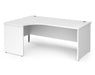 Contract 25 - Ergonomic Panel End Leg Desk - Left Hand.