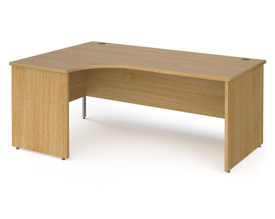 Contract 25 - Ergonomic Panel End Leg Desk - Left Hand.