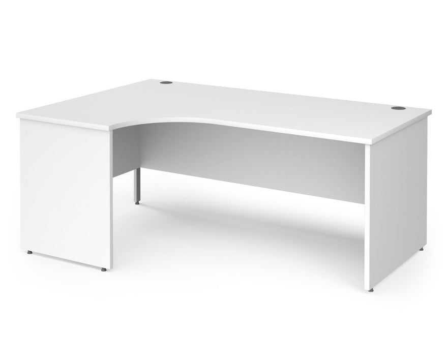 Contract 25 - Ergonomic Panel End Leg Desk - Left Hand.