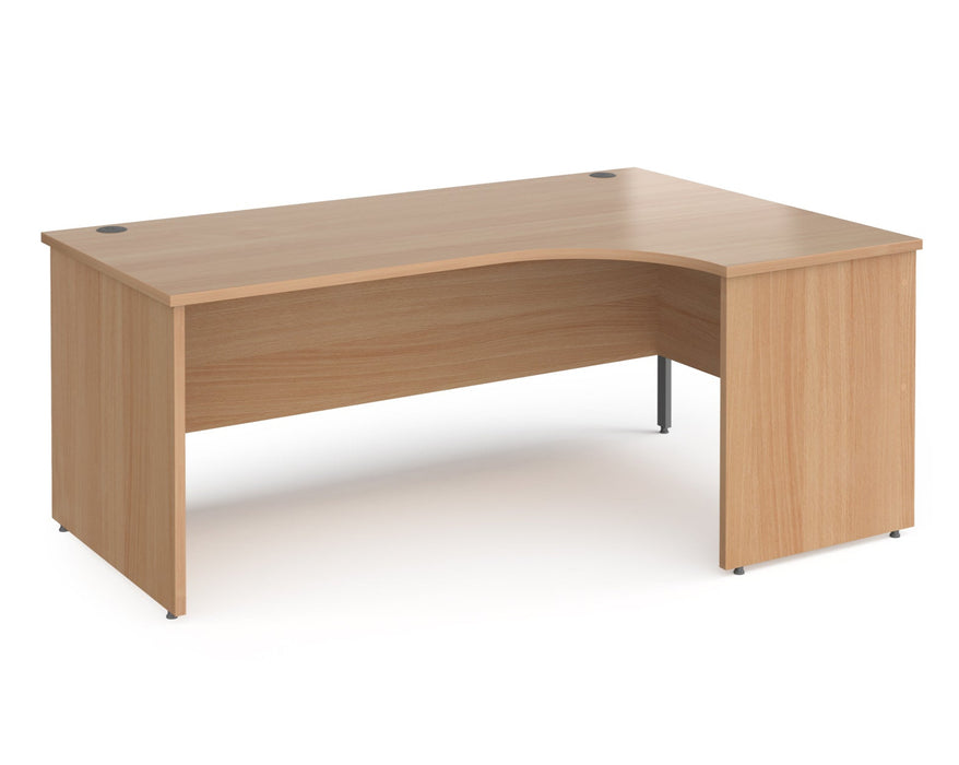 Contract 25 - Ergonomic Panel End Leg Desk - Right Hand.