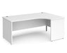 Contract 25 - Ergonomic Panel End Leg Desk - Right Hand.